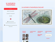 Tablet Screenshot of mkathrynthompson.com